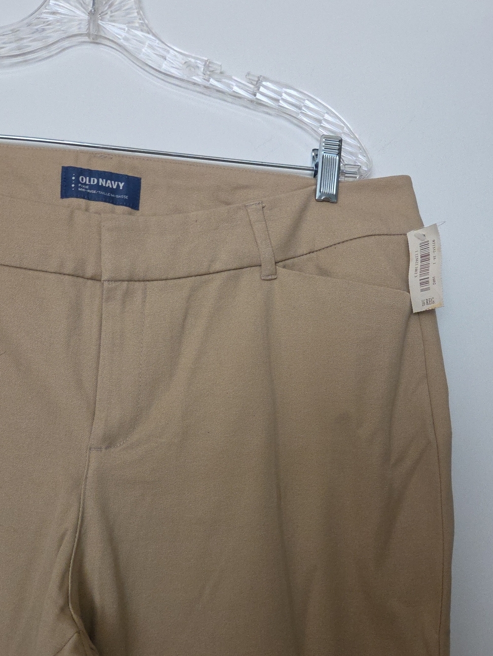 Old Navy Tan Stretch Pixie Style Pants - Picture 3 of 5